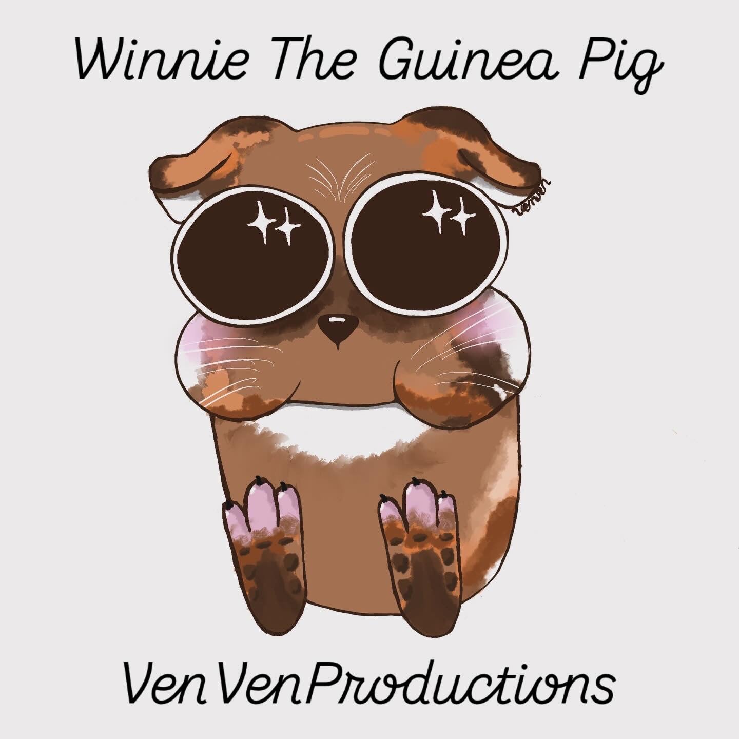 Winnie The Guinea Pig Sticker