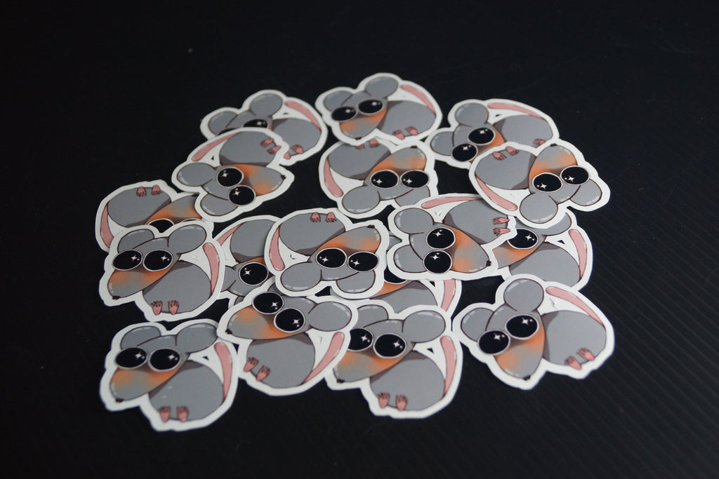 Sir Rattus Rattus Stickers